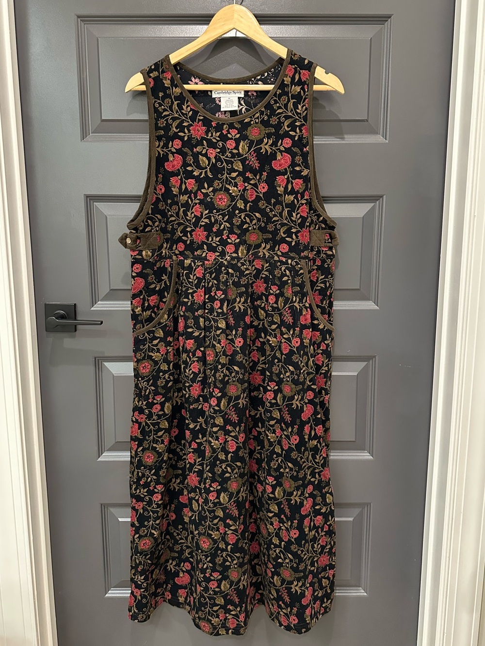 Vintage Cambridge Spirit Corduroy Jumper Dress